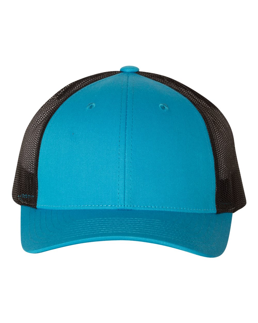 Richardson 115 Low Profile Trucker Cap - Cyan/Black