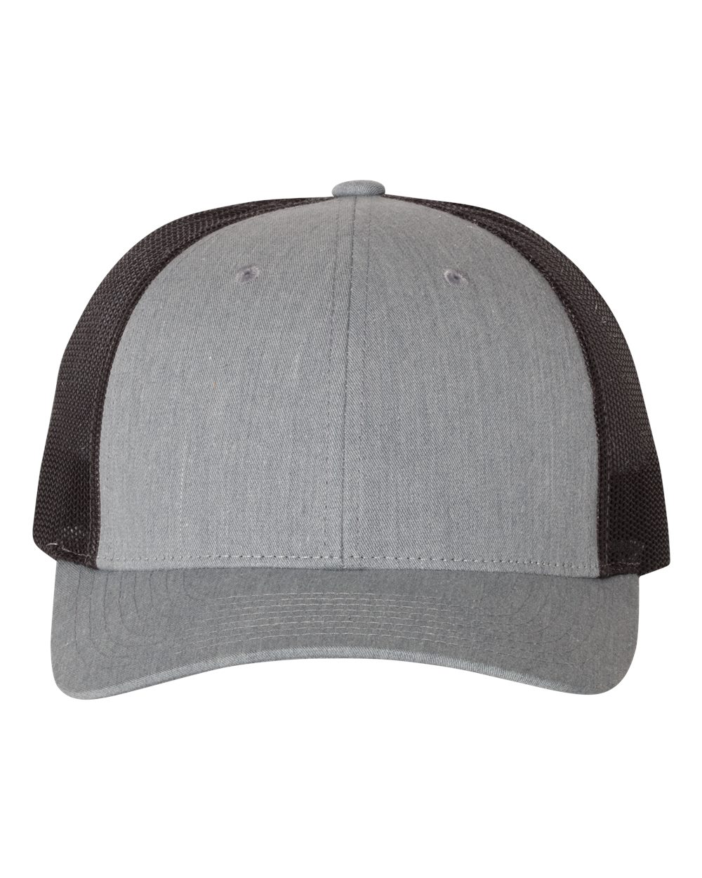 Richardson 115 Low Profile Trucker Cap - Heather Grey/Dark Charcoal