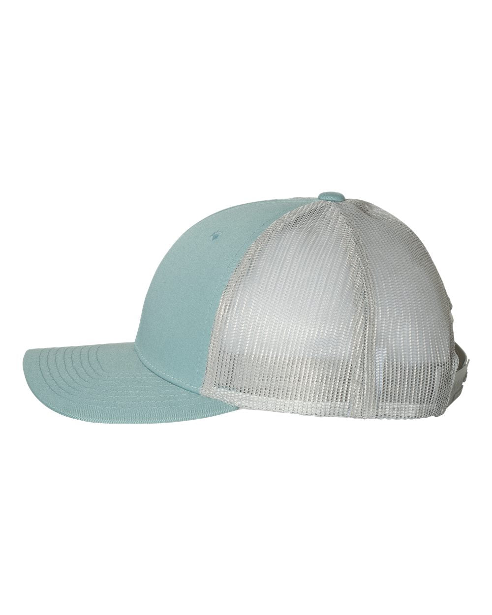 Richardson 115 Low Profile Trucker Cap - Smoke Blue/Aluminum