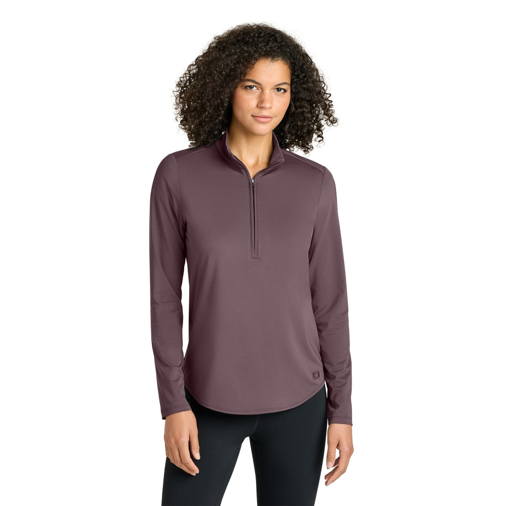 OGIO® Women’s Regain 1/2-Zip - Ashlen Plum