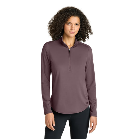 OGIO® Women’s Regain 1/2-Zip - Ashlen Plum