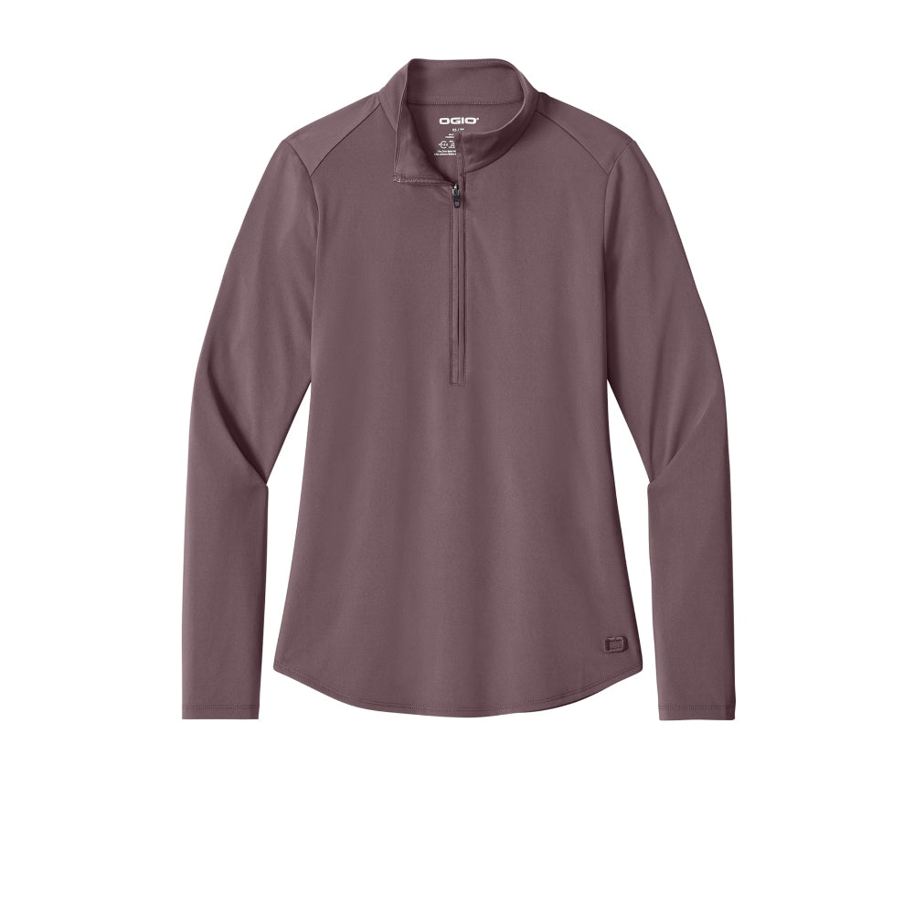 OGIO® Women’s Regain 1/2-Zip - Ashlen Plum