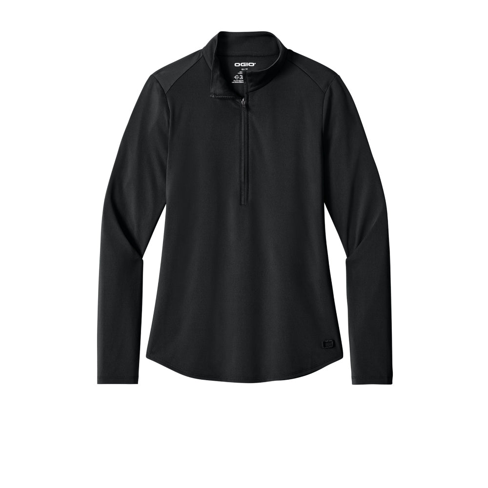 OGIO® Women’s Regain 1/2-Zip - Blacktop