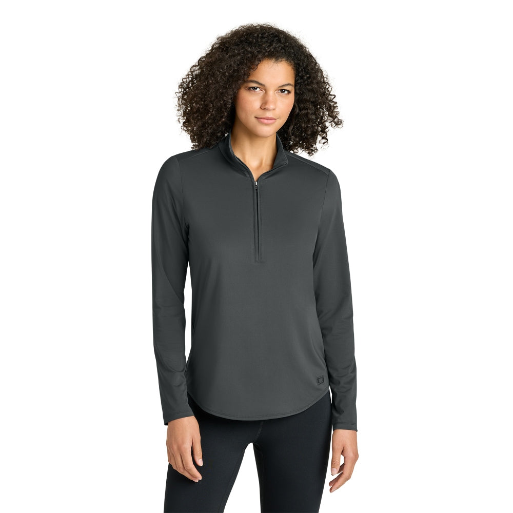 OGIO® Women’s Regain 1/2-Zip - Tarmac Grey