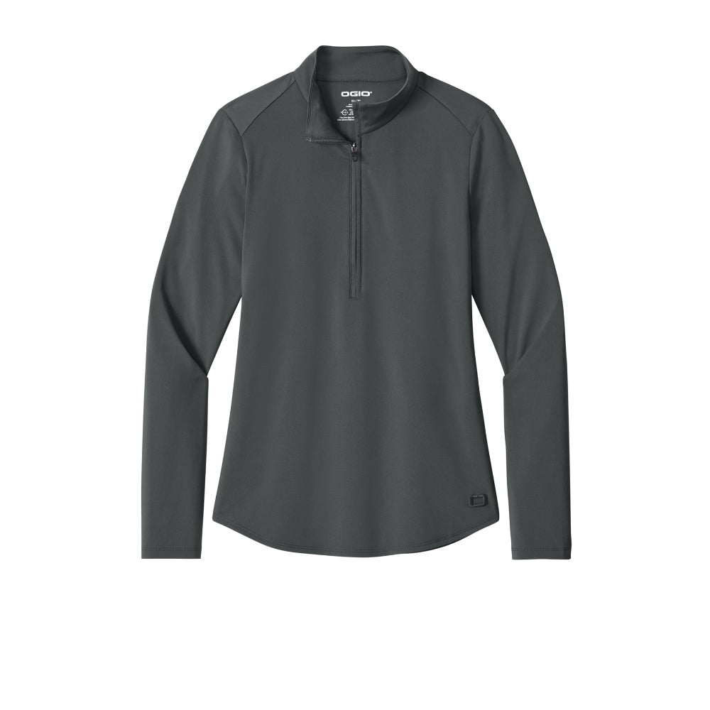 OGIO® Women’s Regain 1/2-Zip - Tarmac Grey