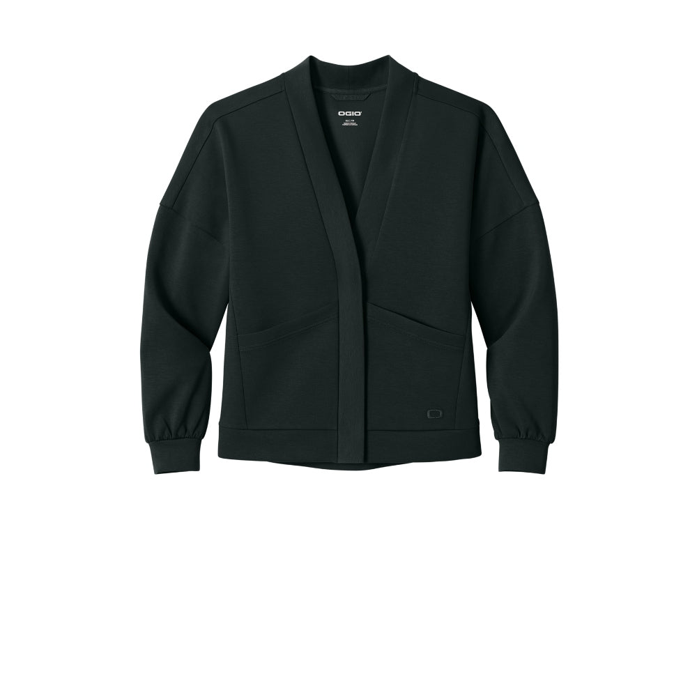 OGIO® Women’s Transcend Cardigan - Blacktop