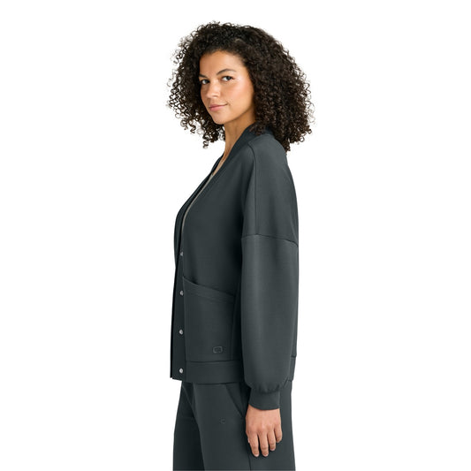OGIO® Women’s Transcend Cardigan - Tarmac Grey