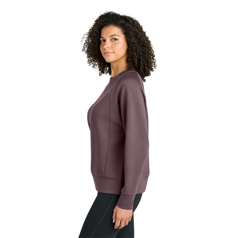 OGIO® Women’s Transcend Pullover - Ashen Plum