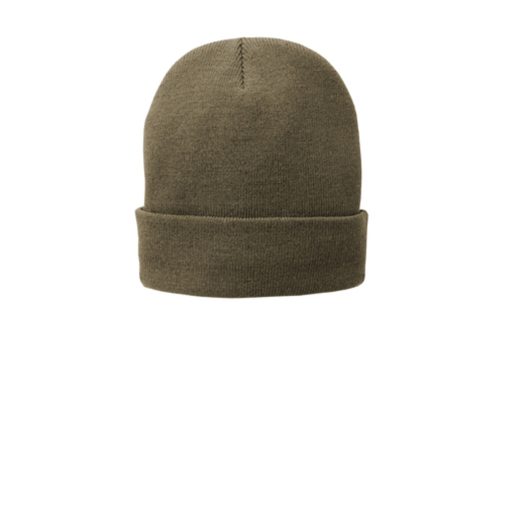 Port & Company® Fleece-Lined Knit Cap - Coyote Brown