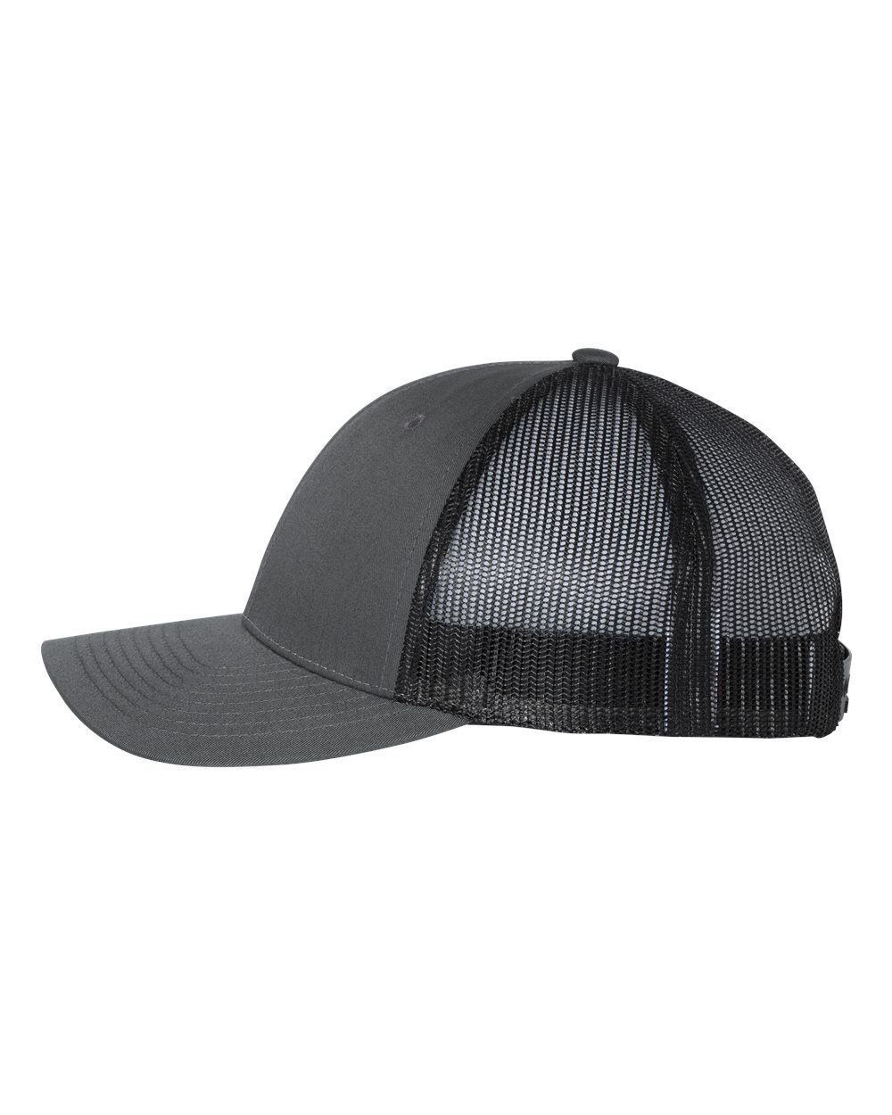 Richardson 115 Low Profile Trucker Cap - Charcoal/Black