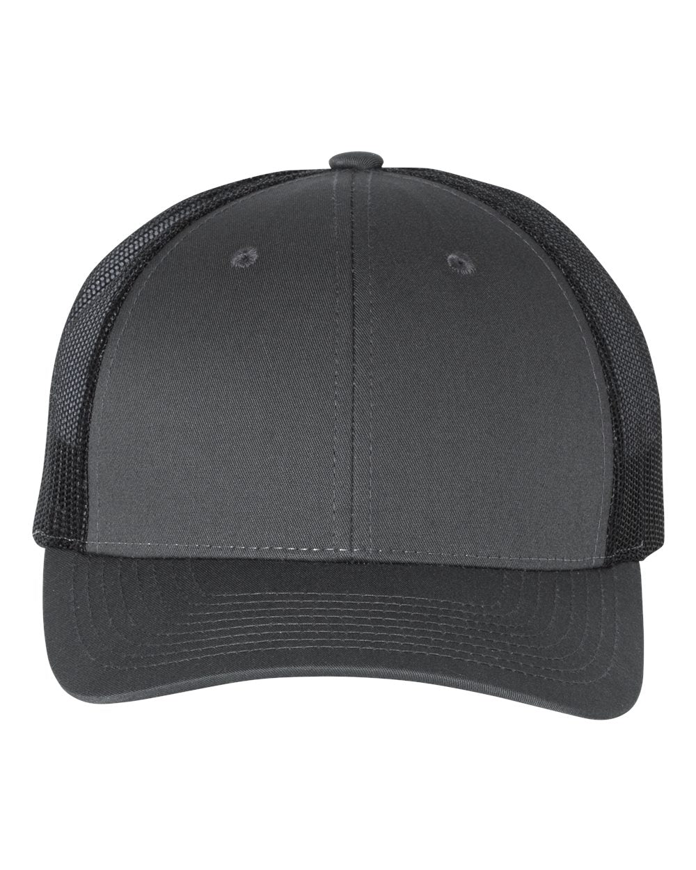 Richardson 115 Low Profile Trucker Cap - Charcoal/Black