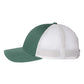 Richardson 115 Low Profile Trucker Cap - Heather Dark Green/Silver