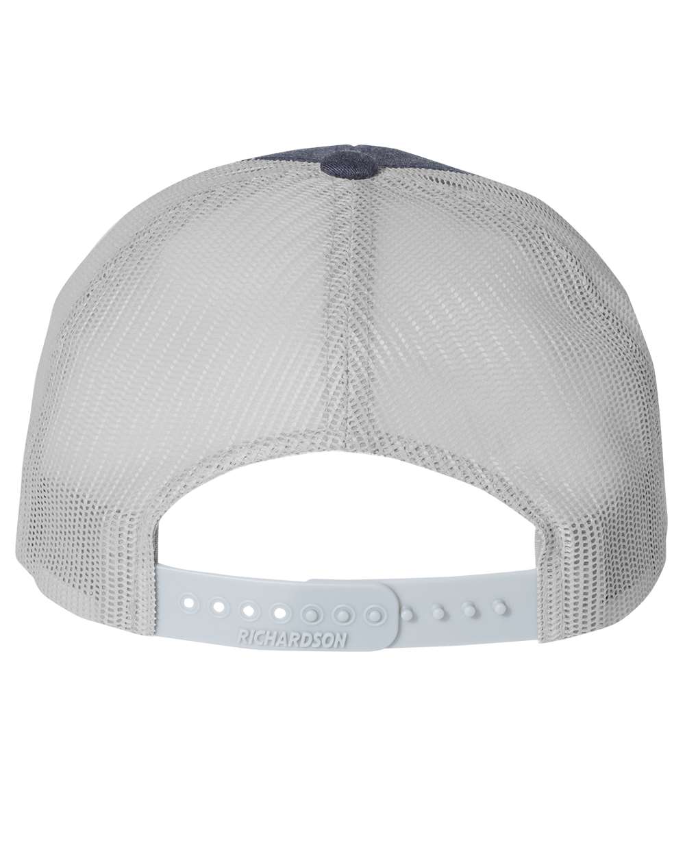 Richardson 115 Low Profile Trucker Cap - Heather Navy/Light Grey