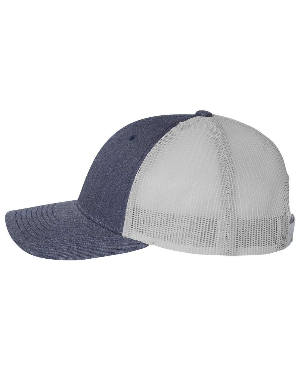 Richardson 115 Low Profile Trucker Cap - Heather Navy/Light Grey