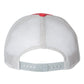 Richardson 115 Low Profile Trucker Cap - Heather Red/Light Grey