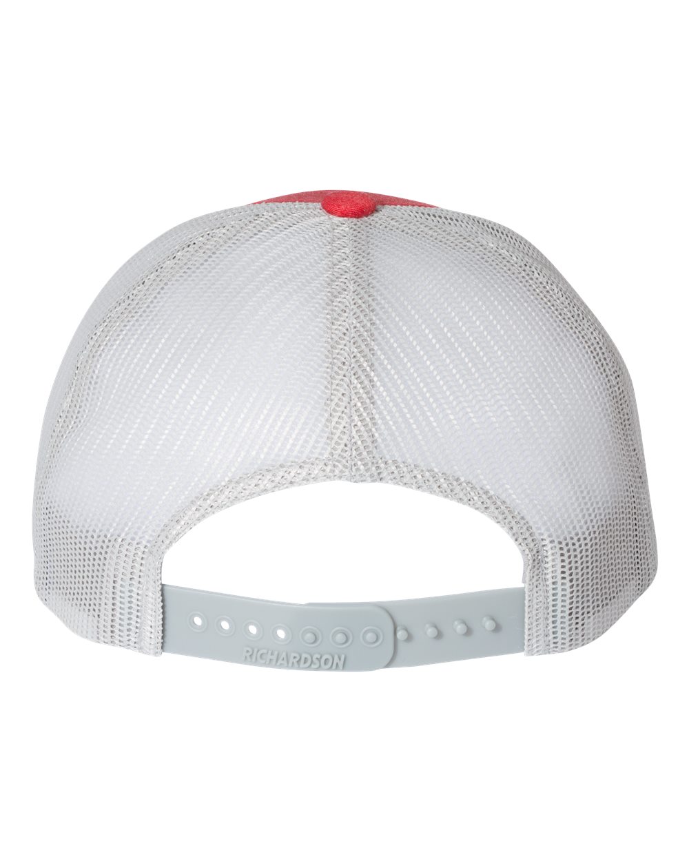Richardson 115 Low Profile Trucker Cap - Heather Red/Light Grey