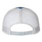 Richardson 115 Low Profile Trucker Cap - Heather Royal/Light Grey