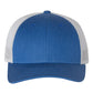 Richardson 115 Low Profile Trucker Cap - Heather Royal/Light Grey