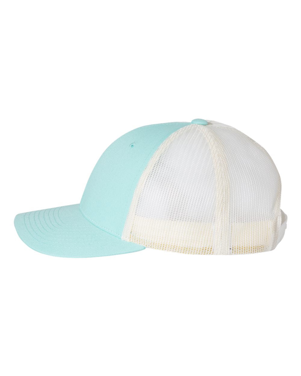 Richardson 115 Low Profile Trucker Cap - Aruba Blue/Birch