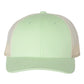 Richardson 115 Low Profile Trucker Cap - Patina Green/Birch