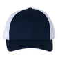 Richardson 115 Low Profile Trucker Cap - Navy/White