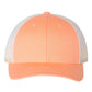 Richardson 115 Low Profile Trucker Cap - Sunkissed Peach/Birch