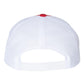 Richardson 115 Low Profile Trucker Cap - Red/White