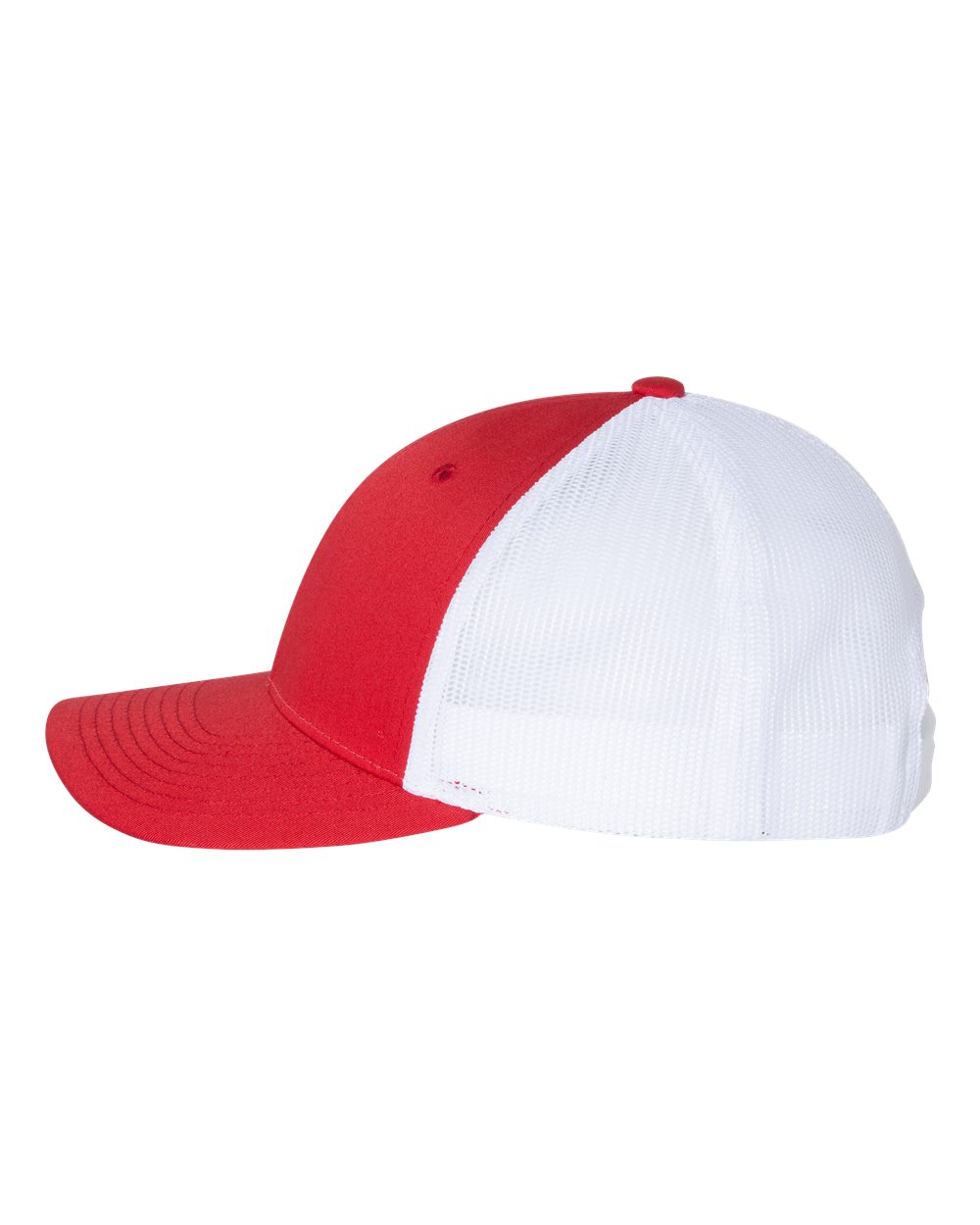 Richardson 115 Low Profile Trucker Cap - Red/White