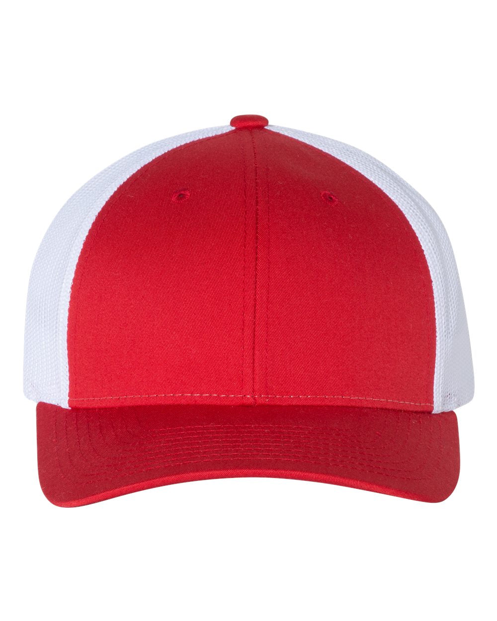 Richardson 115 Low Profile Trucker Cap - Red/White