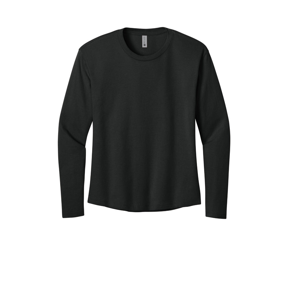 Next Level Apparel® Women’s Cotton Relaxed Long Sleeve Tee - Black
