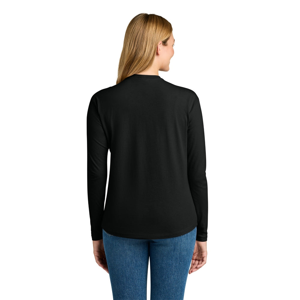 Next Level Apparel® Women’s Cotton Relaxed Long Sleeve Tee - Black