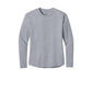 Next Level Apparel® Women’s Cotton Relaxed Long Sleeve Tee - Heather Gray