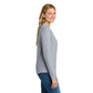 Next Level Apparel® Women’s Cotton Relaxed Long Sleeve Tee - Heather Gray