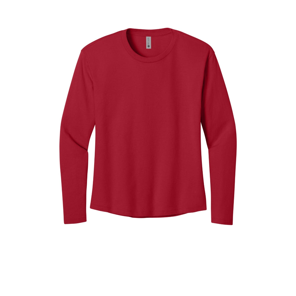 Next Level Apparel® Women’s Cotton Relaxed Long Sleeve Tee - Red