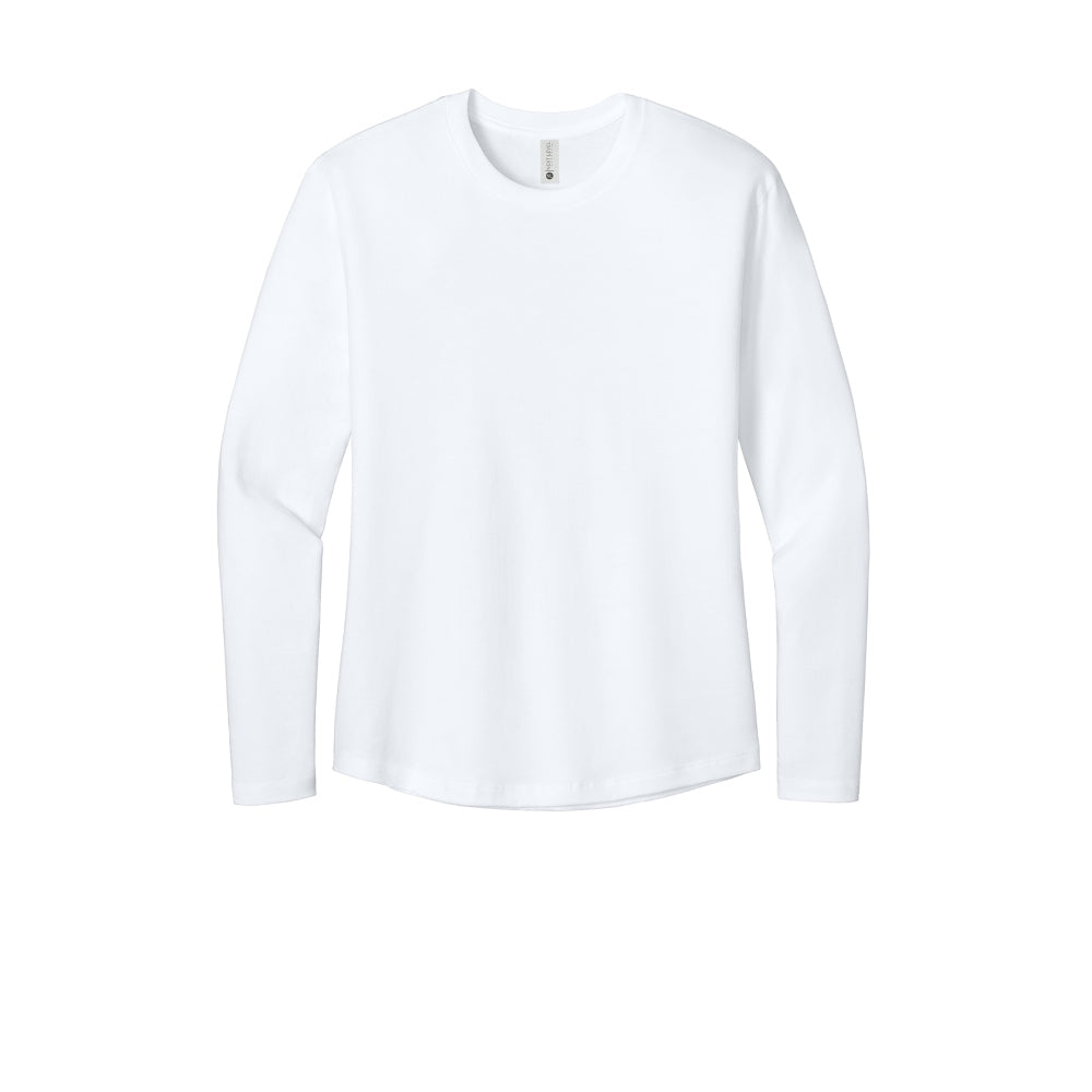 Next Level Apparel® Women’s Cotton Relaxed Long Sleeve Tee - White