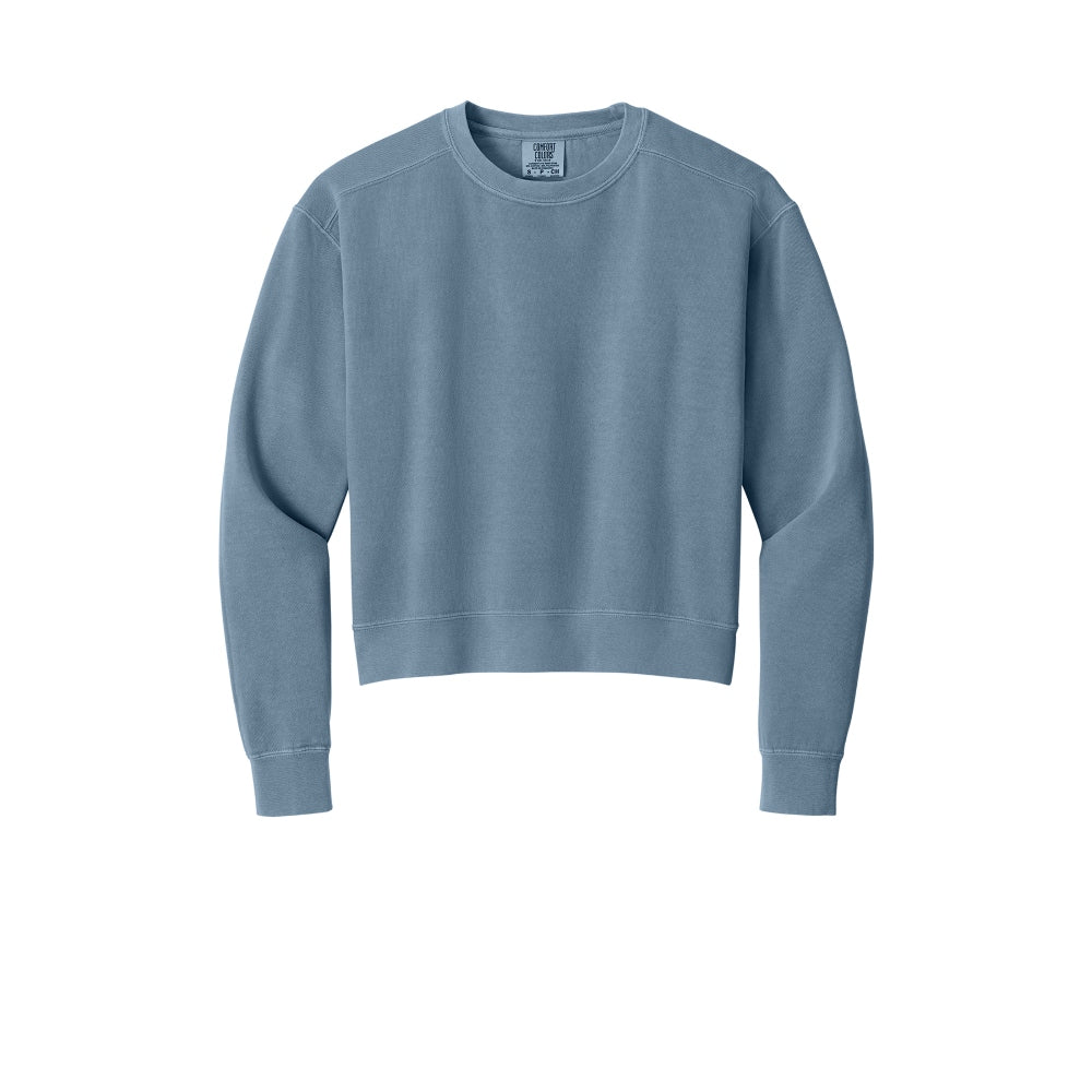 Comfort Colors® Women’s Mid-Length Crewneck Sweatshirt - Blue Jean