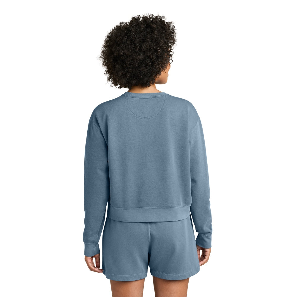 Comfort Colors® Women’s Mid-Length Crewneck Sweatshirt - Blue Jean
