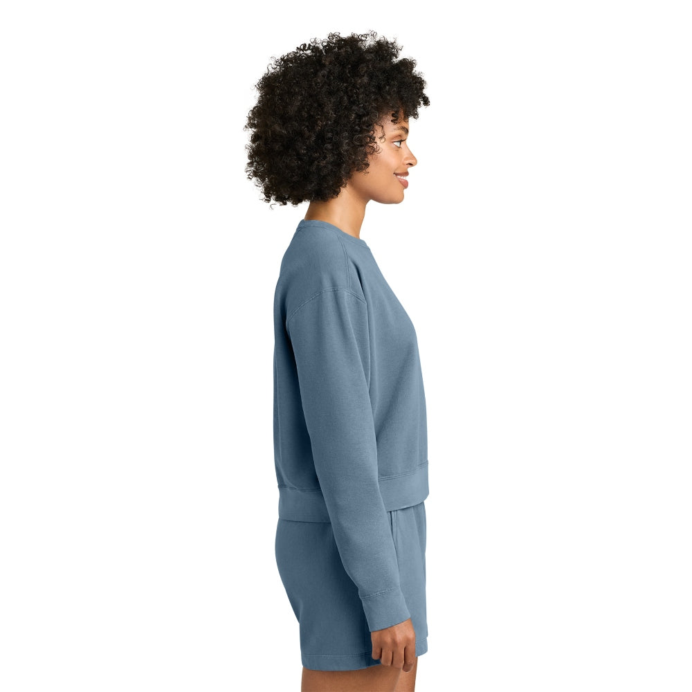 Comfort Colors® Women’s Mid-Length Crewneck Sweatshirt - Blue Jean
