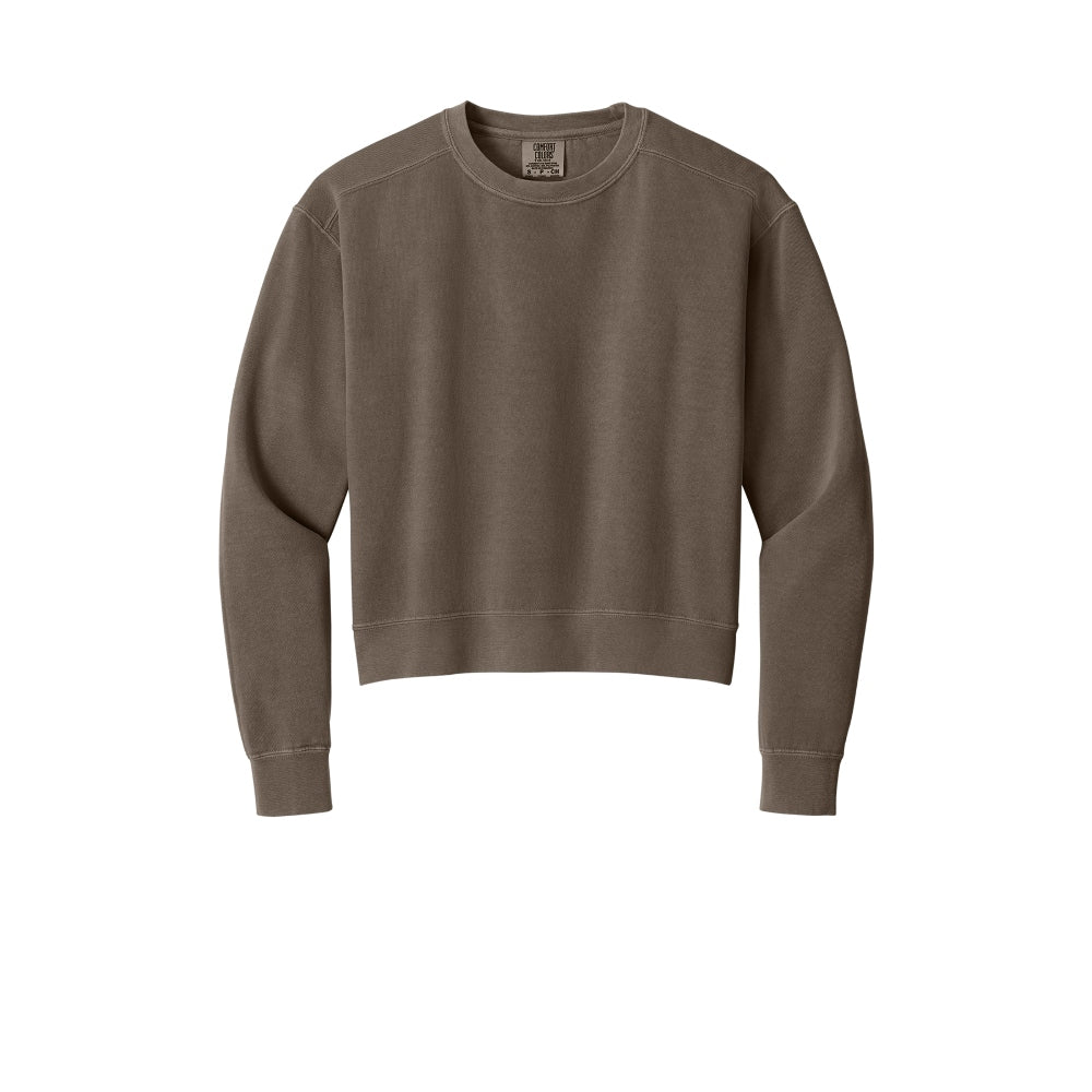 Comfort Colors® Women’s Mid-Length Crewneck Sweatshirt - Expresso