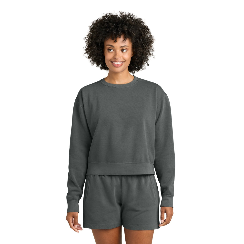Comfort Colors® Women’s Mid-Length Crewneck Sweatshirt - Pepper