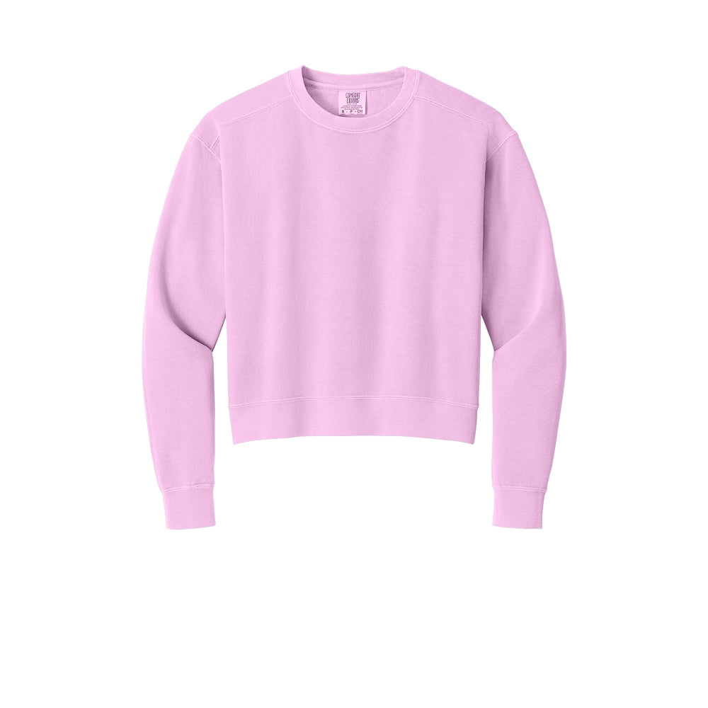 Comfort Colors® Women’s Mid-Length Crewneck Sweatshirt - Rose Quartz