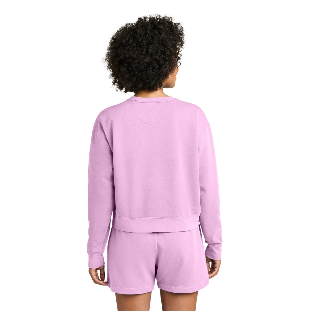 Comfort Colors® Women’s Mid-Length Crewneck Sweatshirt - Rose Quartz