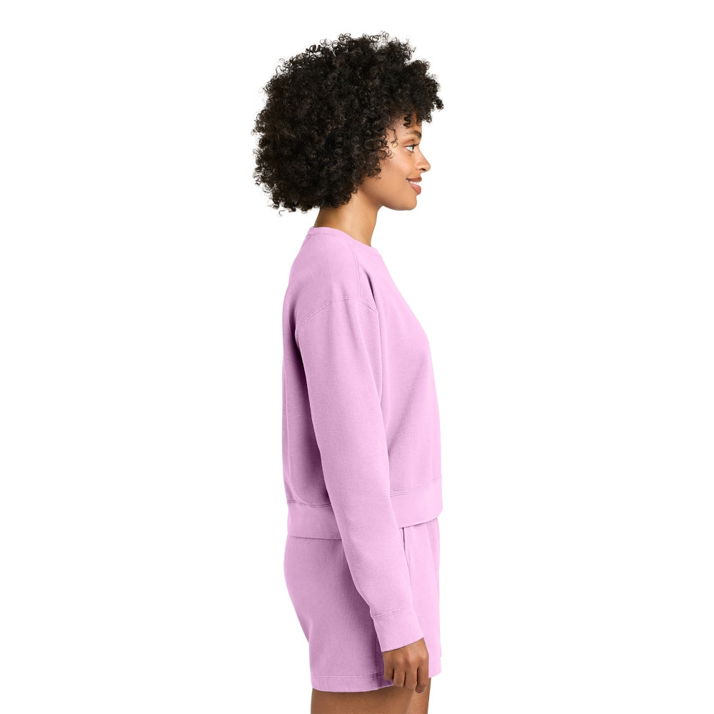 Comfort Colors® Women’s Mid-Length Crewneck Sweatshirt - Rose Quartz