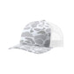 Richardson - Five-Panel Printed Trucker Cap - 112PFP - Blizzard Duck Camo/White