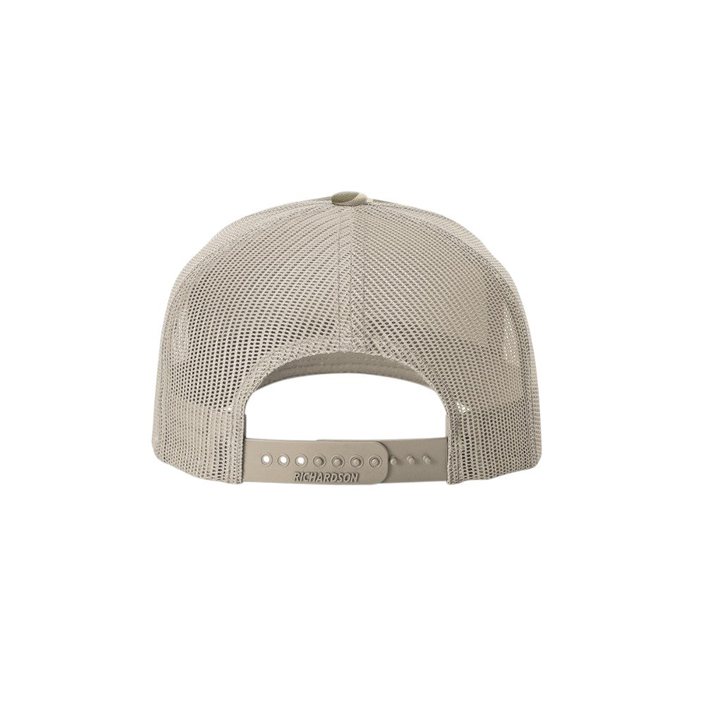 Richardson - Five-Panel Printed Trucker Cap - 112PFP - Harvest Duck Camo/Light Tan