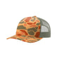 Richardson - Five-Panel Printed Trucker Cap - 112PFP - Sienna Duck Camo/Loden