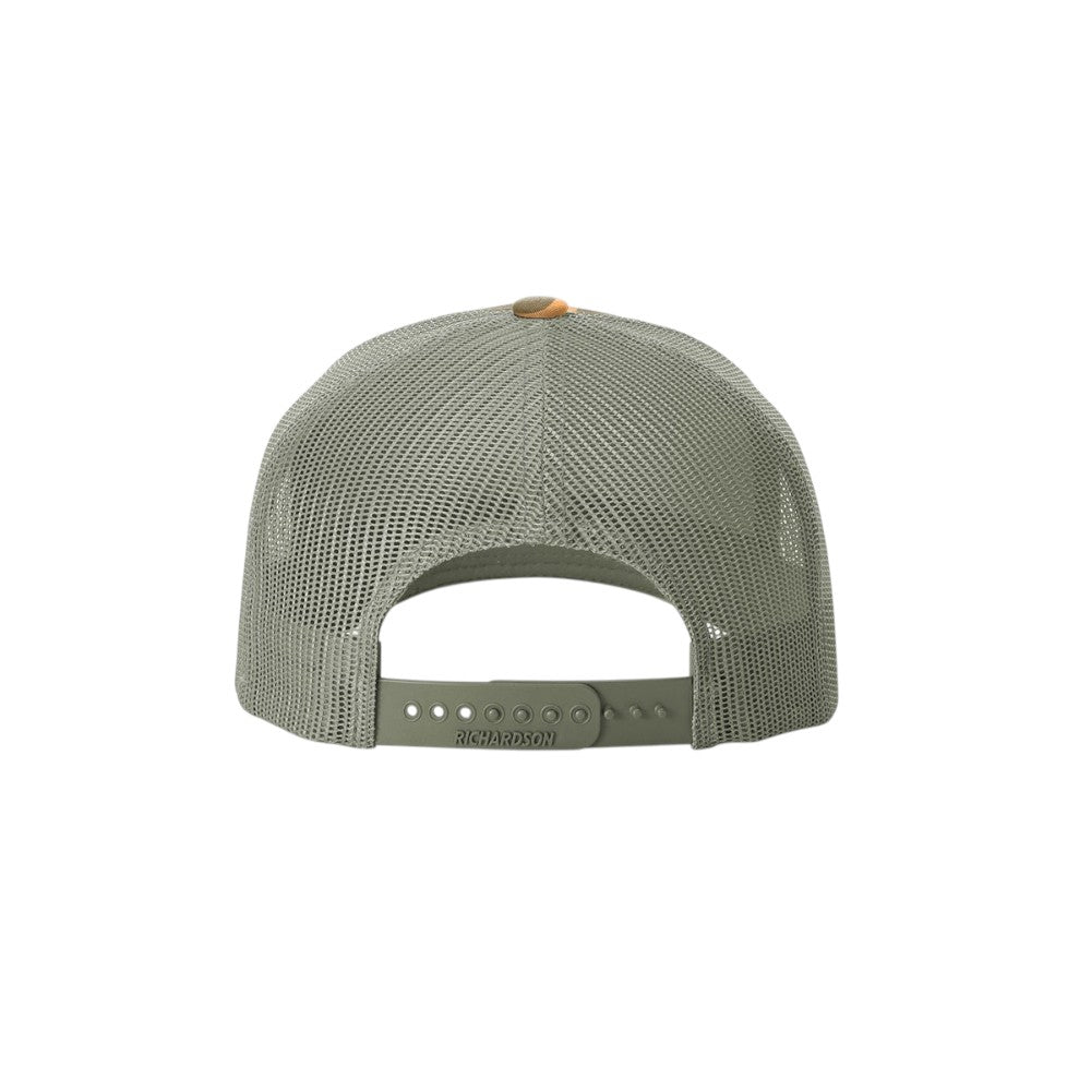Richardson - Five-Panel Printed Trucker Cap - 112PFP - Sienna Duck Camo/Loden