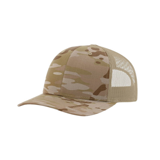 Richardson - Printed Tactical Trucker Cap - 112PT - Multicam Arid/Tan