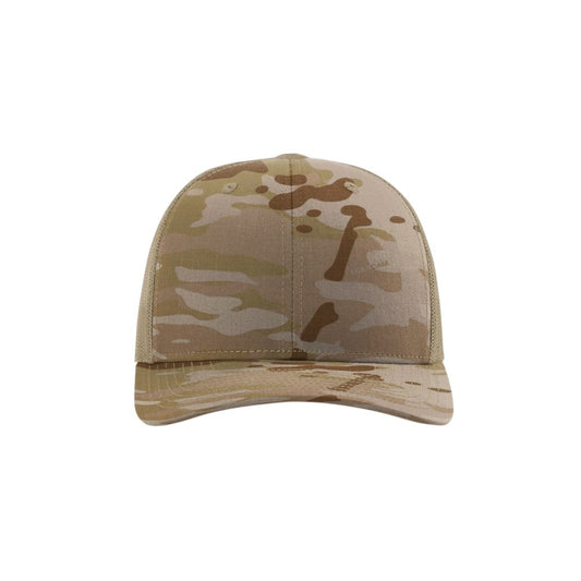 Richardson - Printed Tactical Trucker Cap - 112PT - Multicam Arid/Tan
