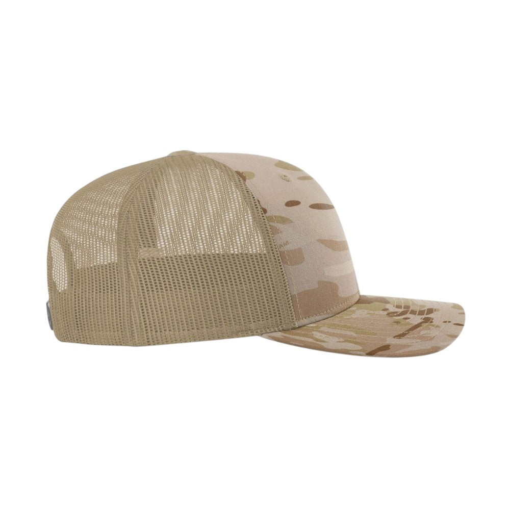 Richardson - Printed Tactical Trucker Cap - 112PT - Multicam Arid/Tan
